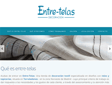 Tablet Screenshot of entre-telas.com